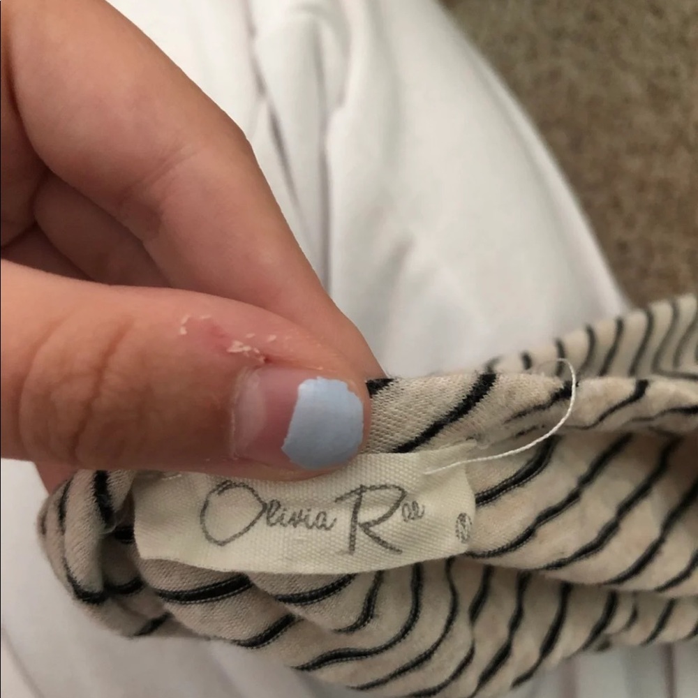 striped button down top - Picture 3 of 3